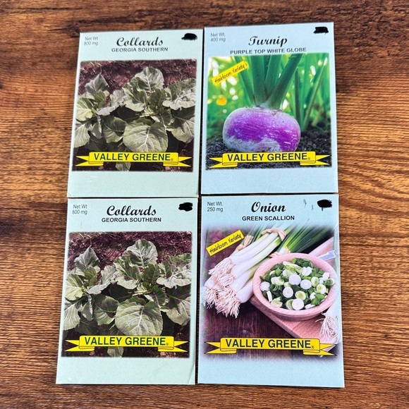 Other - NWT Valley Greene Seed Packet Set Of 4 Different Varieties
